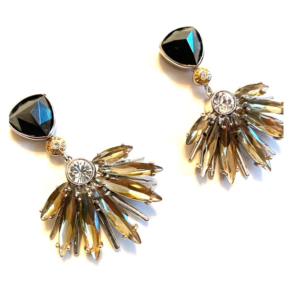 Henri bendel crystal earrings